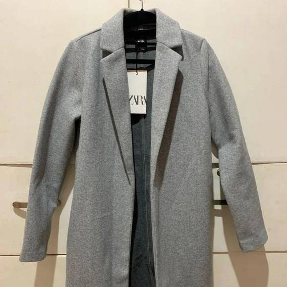 NWTs zara wool blend coat sz.sm